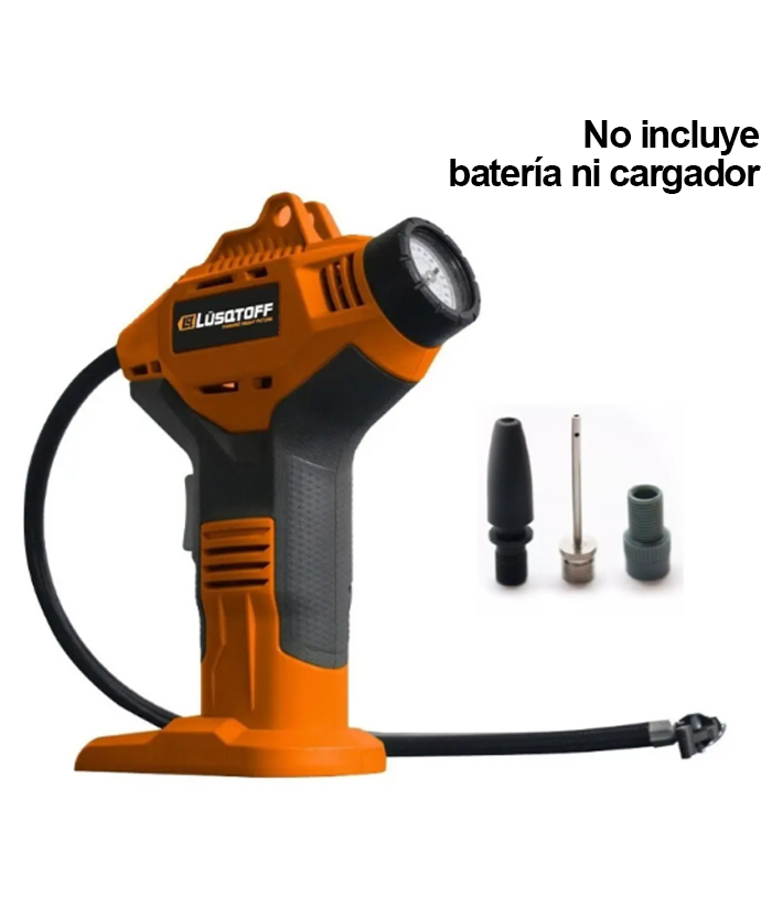 Inflador a Batería Portátil 18V 150psi Power Link Lusqtoff Naranja/Negro TGMILI18