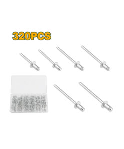 Juego Set Kit Remaches Pop Surtidos x 320pzs Jadever JDUFS2304