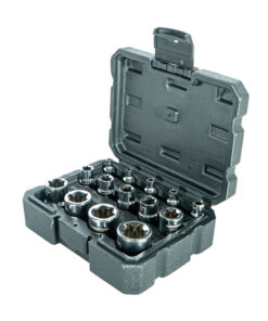 Juego Set Kit Tubos Bocallaves Torx Hembra Encastre 1/4" 3/8" 1/2" x 14pzs Lusqtoff L5731