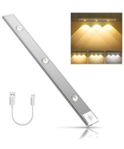 Alternative view of Listón Luminaria Luz LED Con 3 Lupas Recargable USB Para Bajo Mesada 400mm 2.3W Con Sensor de Movimiento Barra JA LUDR041