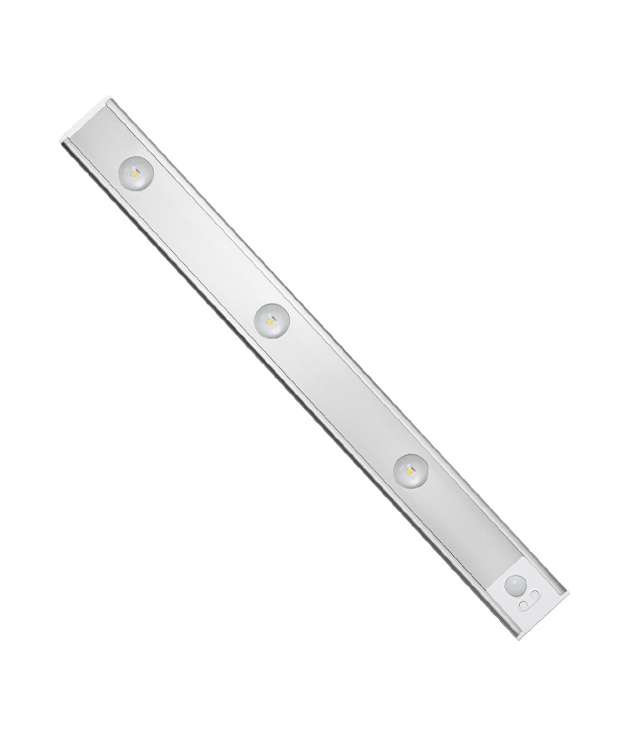Listón Luminaria Luz LED Con 3 Lupas Recargable USB Para Bajo Mesada 400mm 2.3W Con Sensor de Movimiento Barra JA LUDR041 - Imagen 3