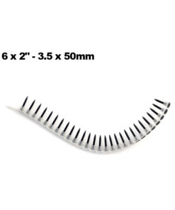Tornillos en Tira T2 6" x 2" - 3.5mm x 50mm x 1000 UNID. Para Alimentador Automático Atornillador Drywall Durlock Jadever JDXS2515C JDCDS2088 Compatibles con Tornillos SG Bosch para MA 55