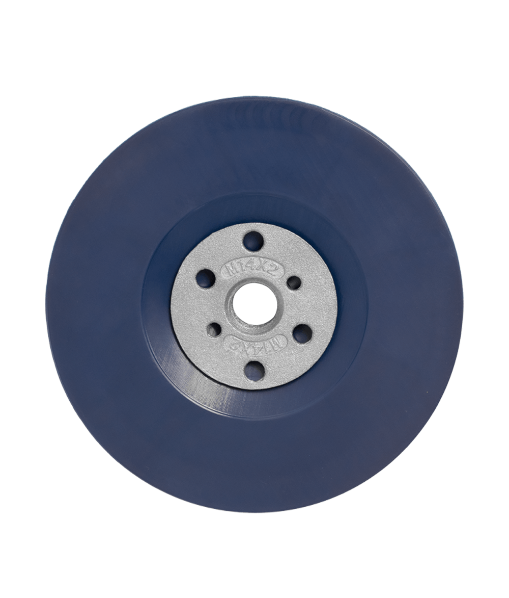 Plato Base Soporte de Apoyo Flexible TPE 115 mm para Discos Lija de Fibra Para Superficies Curvas Bremen 8583 - Imagen 3