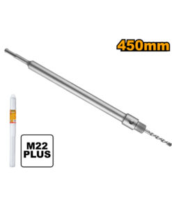 Vástago Extensión Adaptador 450mm SDS Plus M22 Con Mecha Copa Widia Ingco HCBA14501