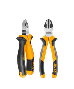 Alicate Corte Diagonal 7 180 mm Industrial Ingco Amarillo Negro HDCP28188