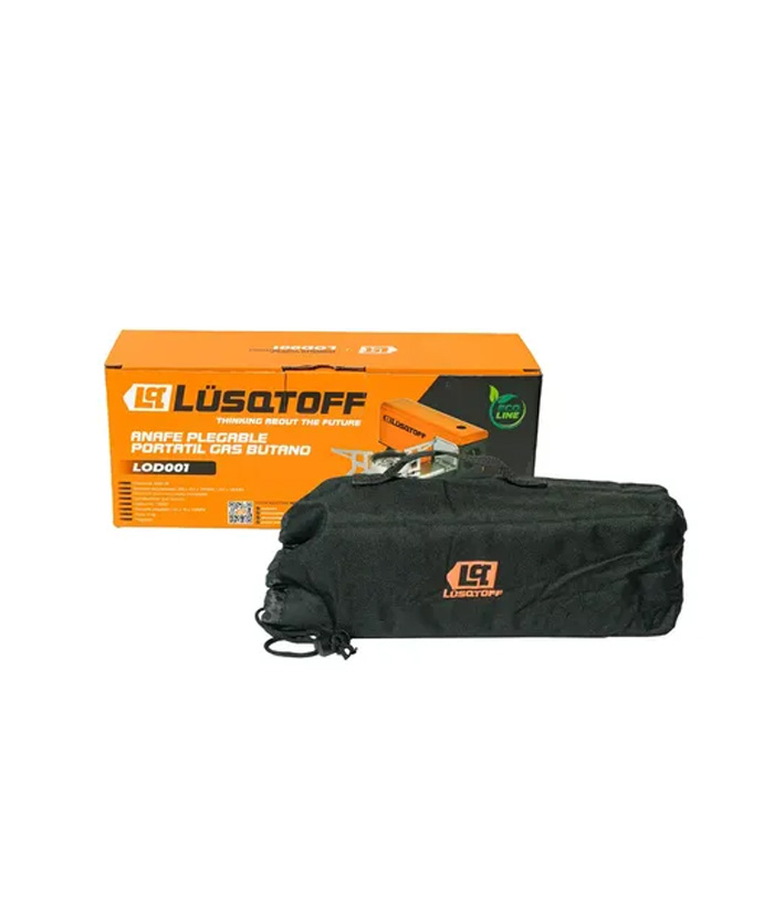 Anafe 1 Hornalla Plegable Compacto Cocina Portátil Gas Butano Lusqtoff LOD001 - Imagen 2