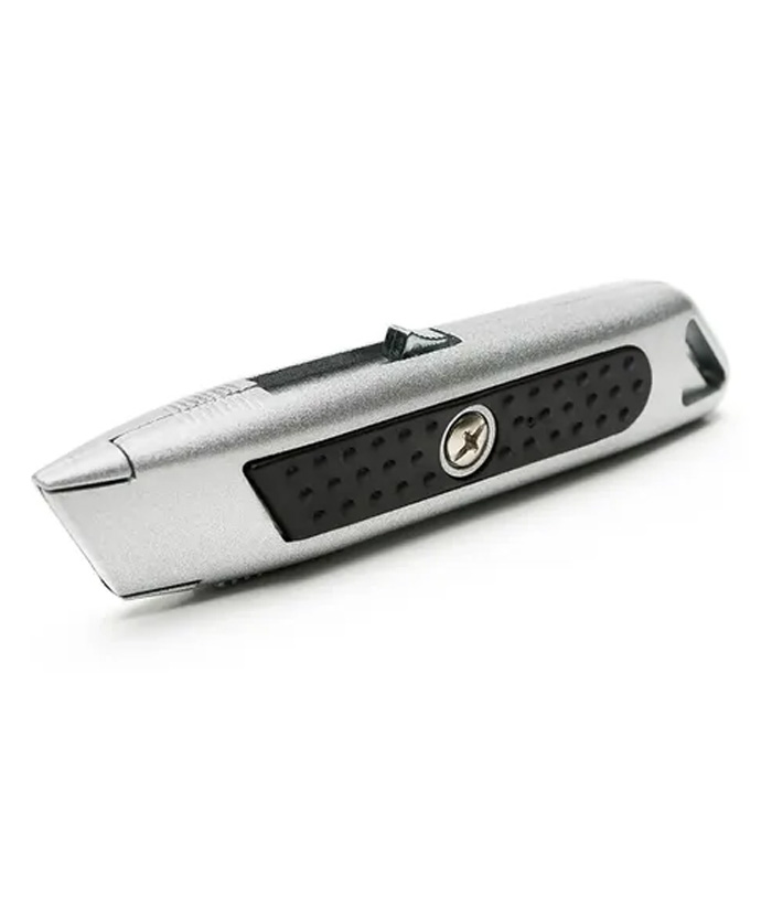 Cutter Cuchilla Trapezoidal Autoretráctil Metálica 19mm Bremen 6691 - Imagen 2
