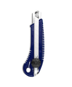 Cutter Cuchilla Regulable Retractil con Rueda Plástica Plástico Resistente 18mm Bremen 3587