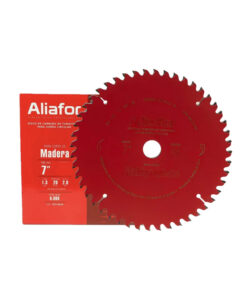 Disco Multimaterial Widia Sierra Circular 7" 180mm 48 Dientes Centro 20mm Para Madera Aluminio Multipropósito Multiconstrucción Multiuso Aliafor TCT7M-20-48