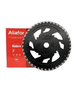 Disco Widia Sierra Circular 7" 185mm 42 Dientes Centro 20mm Para Máquinas A Batería Inalámbricas Para Madera Aliafor TCT7B-20-42