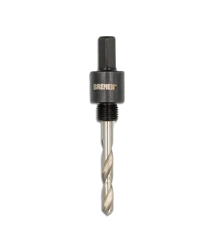 Mecha Centradora Soporte de Fijación Guía Adaptador Hexagonal Para Sierra Copa Bimetálica 3/8" 14mm a 30mm Bremen 5925