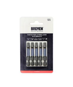 Alternative view of Punta Atornillador De Impacto Torx T30 x 50mm X 5 unidades Bremen 7870