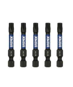Punta Atornillador De Impacto Torx T30 x 50mm X 5 unidades Bremen 7870