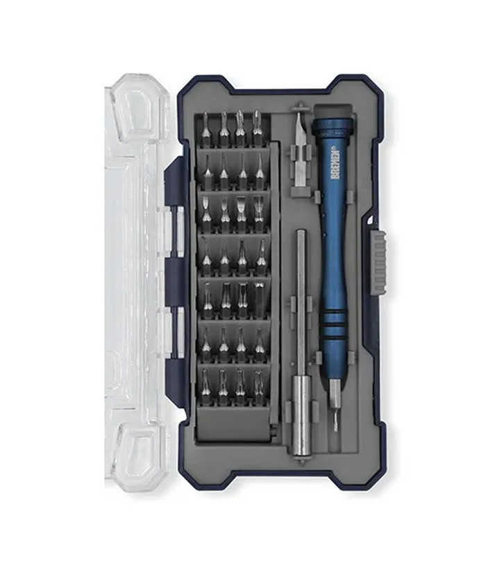 Juego Set Kit Puntas Destornillador de Precisión 32 piezas Bremen 7798