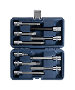 Juego Set Kit de Tubos Bocallaves Punta Torx Allen Ribe Multiestría Encastre 1/2" 10 Piezas Bremen 5599