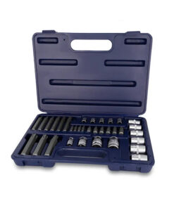 Alternative view of Juego Set Kit Tubos Bocallaves y Puntas Tamper Torx 34 Piezas Bremen 3159