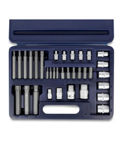 Juego Set Kit Tubos Bocallaves y Puntas Tamper Torx 34 Piezas Bremen 3159
