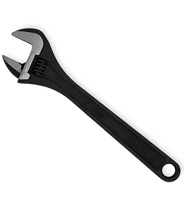 Llave Ajustable Francesa Fosfatizada 10" Bremen 6633 - Imagen 2