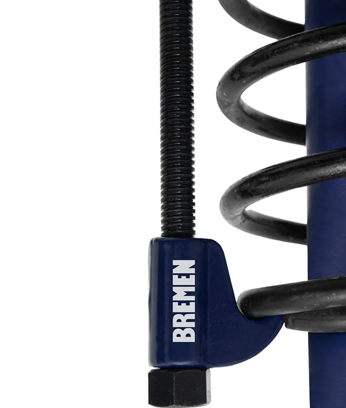 Prensa Espirales Universal 270mm Compresor Resorte de Amortiguación Bremen 8292 - Imagen 2