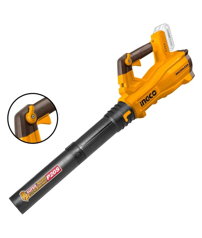 Soplador Sopladora en KIT a Batería Inalámbrica 20V 18500rpm Motor Brushless Ingco CABLI204282-4 - Imagen 5