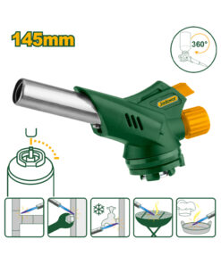 Soplete a Gas Butano En Aerosol Giro 360° Uso Invertido Regulable Jadever JDFG1604