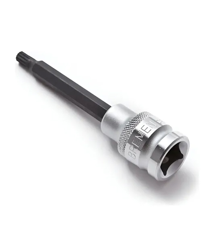 Tubo Bocallave con Punta Multiestría Tamper Encastre 1/2" M14 100mm Bremen 5809 - Imagen 2