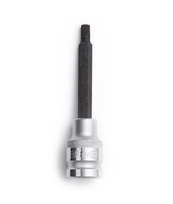 Tubo Bocallave con Punta Multiestría Tamper Encastre 1/2" M14 100mm Bremen 5809