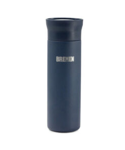 Botella Vaso Termo Térmico Tapa 360° 0,45 Litros Azul Acero Inoxidable Bremen 8310