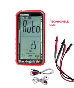 Tester Recargable A Batería Smart Multímetro Digital Inteligente Temperatura JA INTA620