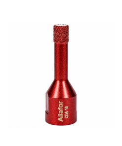 Mecha Copa Diamantada 10mm Para Amoladora Porcelanatos Cerámicos Cerámicas Corte En Seco Encastre M14 Aliafor Rojo CDA-10