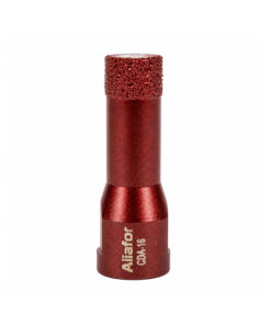 Mecha Copa Diamantada 16mm Para Amoladora Porcelanatos Cerámicos Cerámicas Corte En Seco Encastre M14 Aliafor Rojo CDA-16