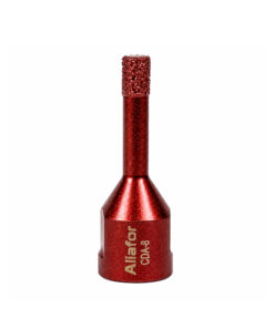 Mecha Copa Diamantada 8mm Para Amoladora Porcelanatos Cerámicos Cerámicas Corte En Seco Encastre M14 Aliafor Rojo CDA-8