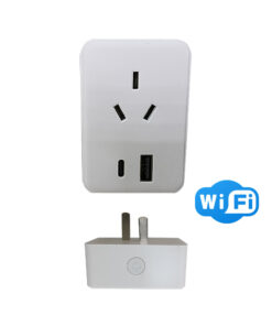 Enchufe con Conexión Wifi y Cargador 2 USB C JA TEM0103