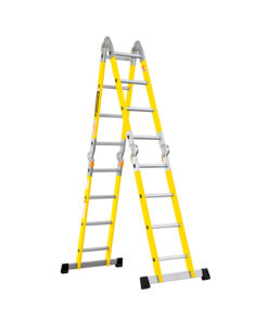 Escalera Multifunción De Fibra De Vidrio Plegable 150KGS 4 x 4 16 Escalones Crossmaster 9931178