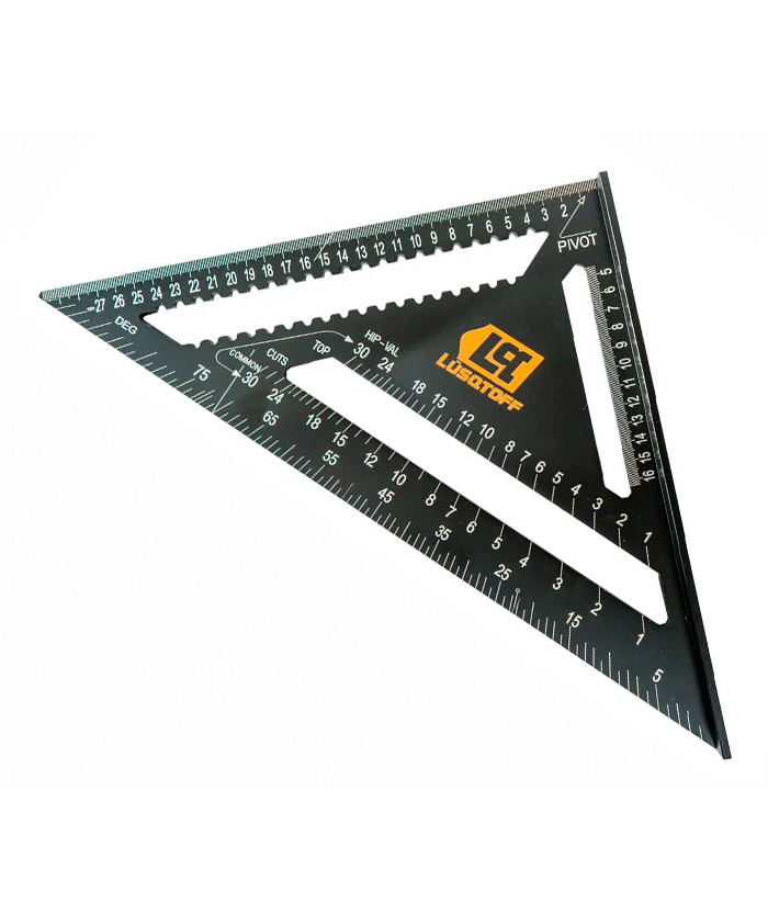Escuadra Multiángulo Metálica C/ Sombrero Triangular 12"/300mm Lusqtoff L7094