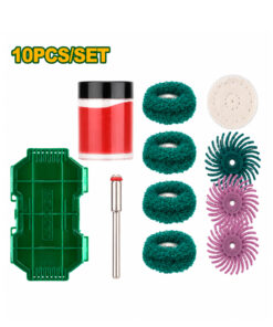Juego Set Kit Accesorios Para Minitorno 10 piezas Jadever JDRR5010