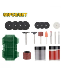 Juego Set Kit Accesorios Para Minitorno 80 piezas Jadever JDRR7080