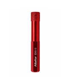 Mecha Copa Diamantada 10mm Porcelanatos Cerámicos Cerámicas Corte En Seco Encastre Hexagonal Aliafor Rojo BDAS-10