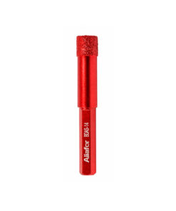 Mecha Copa Diamantada 14mm Porcelanatos Cerámicos Cerámicas Corte En Seco Encastre Hexagonal Aliafor Rojo BDAS-14
