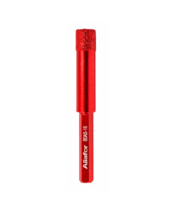 Mecha Copa Diamantada 16mm Porcelanatos Cerámicos Cerámicas Corte En Seco Encastre Hexagonal Aliafor Rojo BDAS-16