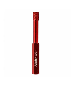 Mecha Copa Diamantada 8mm Porcelanatos Cerámicos Cerámicas Corte En Seco Encastre Hexagonal Aliafor Rojo BDAS-8