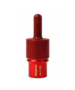 Mecha Cónica Copa Diamantada Finger Punta Redonda 10-25mm Para Amoladora Porcelanatos Cerámicos Cerámicas Corte En Seco Encastre M14 Aliafor Rojo AAF-1025