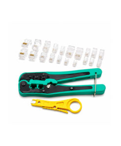 Alternative view of Juego Set Kit Electricista Pinza Crimpeadora 200B Crimpadora + Pelacables con Conectores Modulares JA DES8805