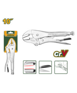 Alternative view of Pinza Reforzada Alicate de Presión Recta Perro 10" Cromo Vanadio Jadever JDLP2C02