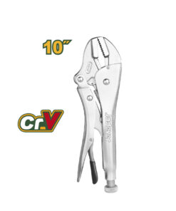Pinza Reforzada Alicate de Presión Recta Perro 10" Cromo Vanadio Jadever JDLP2C02