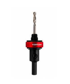 Mecha Centradora Soporte de Fijación Guía Adaptador Hexagonal Para Sierra Copa Universal Giro Triplex Cambio Rápido Bimetálica 14mm a 152mm Venturo De Aliafor GT-PCR