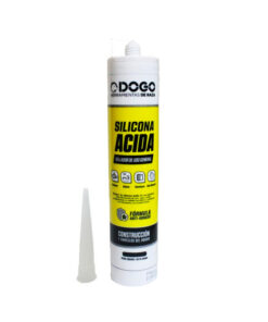 Sellador Silicona Acida Negro 280ml Dogo DOG01202