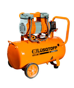 Compresor De Aire 50 Litros 2 HP Sin Aceites Silencioso Sin Mantenimiento Lusqtoff LCS50-8