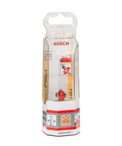 Alternative view of Fresa Expert Para Router Fresadora Tupí Ranurar En V Dos Filos Encastre 8mm x 12,7 x10 mm Bosch 2608629369