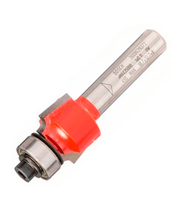 Fresa Expert Para Router Fresadora Tupí Redondeadora Con Rodamiento Encastre 8mm x 18,7 x12,7 mm Bosch 2608629372